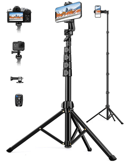 Adjustable Phone Tripod Stand with 360° Ball Head