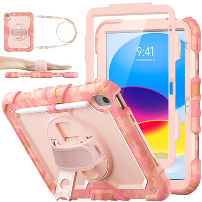 Full-Body iPad Case with Rotating Stand Protection