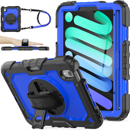 Protective iPad Mini Case with Rotating Hand Strap Stand