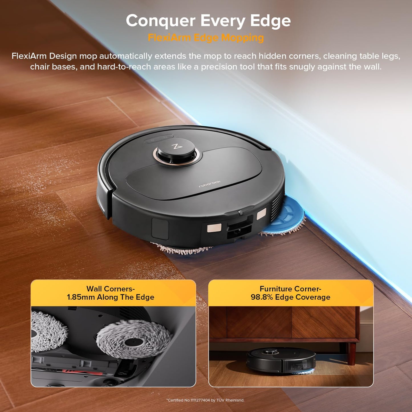 Robot Vacuum with 12000Pa Powerful Suction System