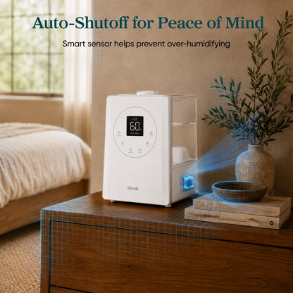 Smart Humidifier with 100-Hour Runtime & App Control