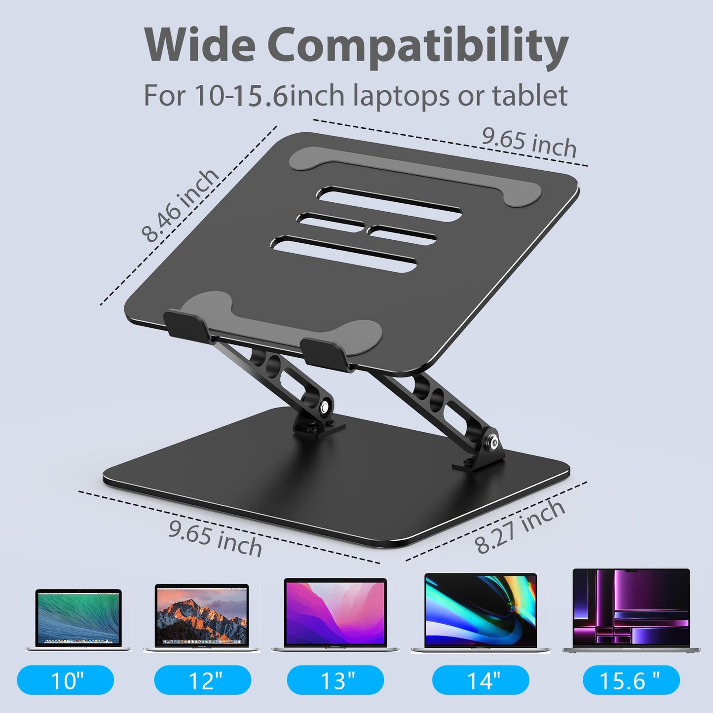 Adjustable Laptop Stand for Desk Setup