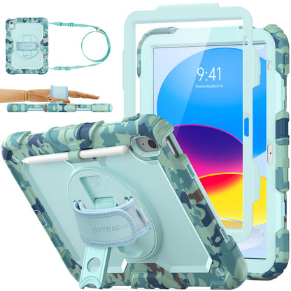 Full-Body iPad Case with Rotating Stand Protection