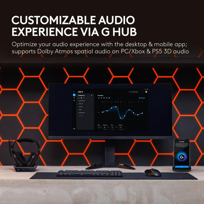 Wireless Gaming Headset with Base Station