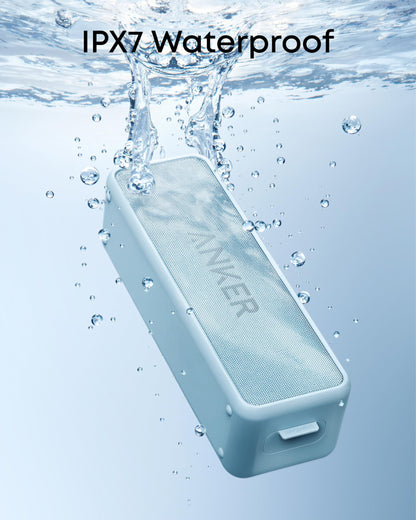 Waterproof Portable Speaker with Enhanced Bass