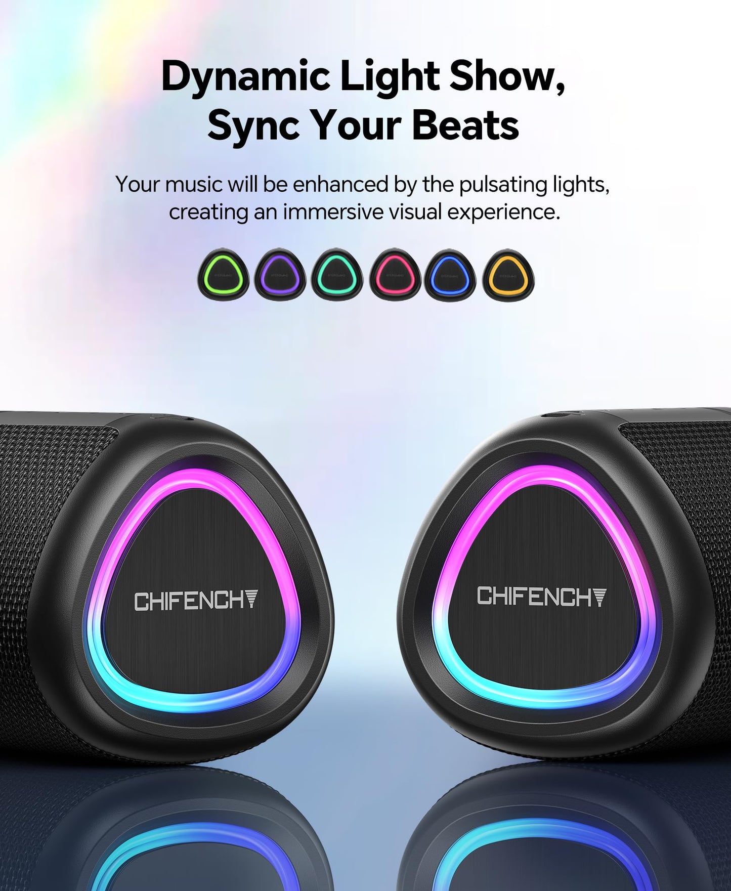 Portable Bluetooth Speaker with IPX5 Waterproof Design