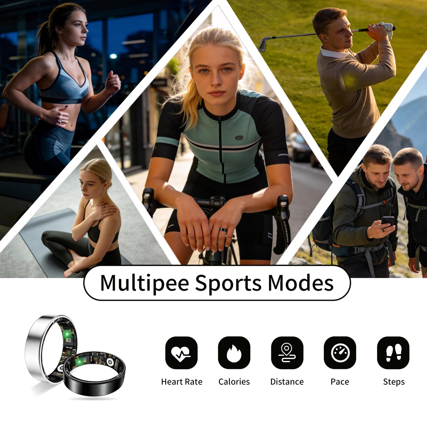Smart Ring with Health & Fitness Tracking Features
