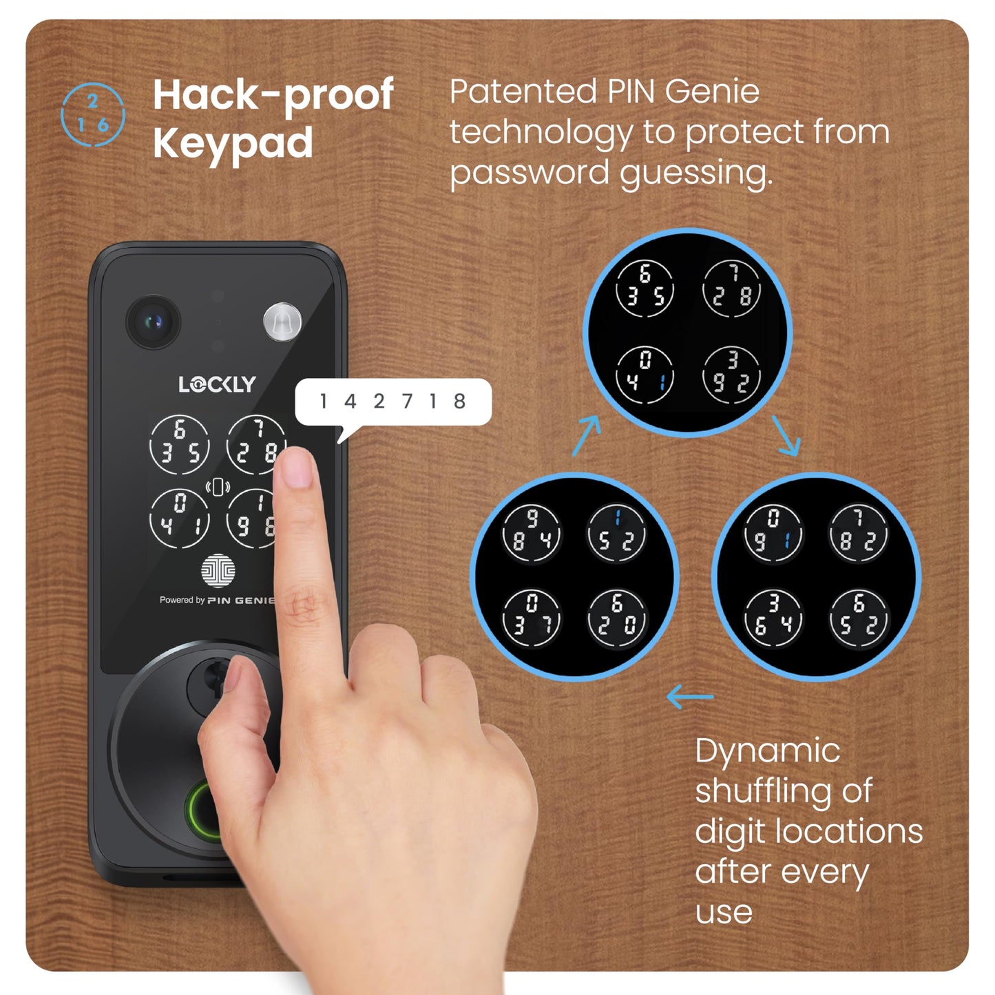 Smart Lock with Video Doorbell & Fingerprint Entry