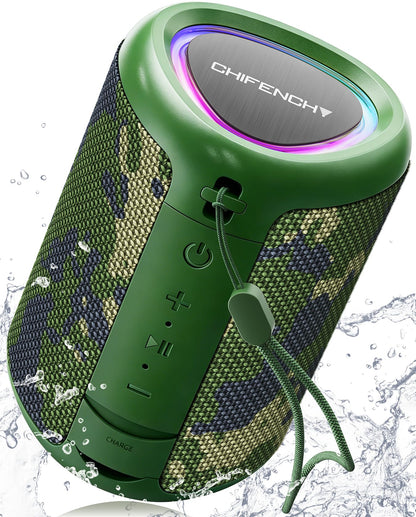 Portable Bluetooth Speaker with IPX5 Waterproof Design