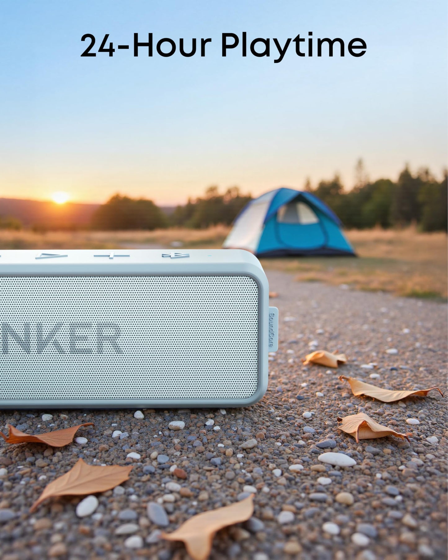 Waterproof Portable Speaker with Enhanced Bass