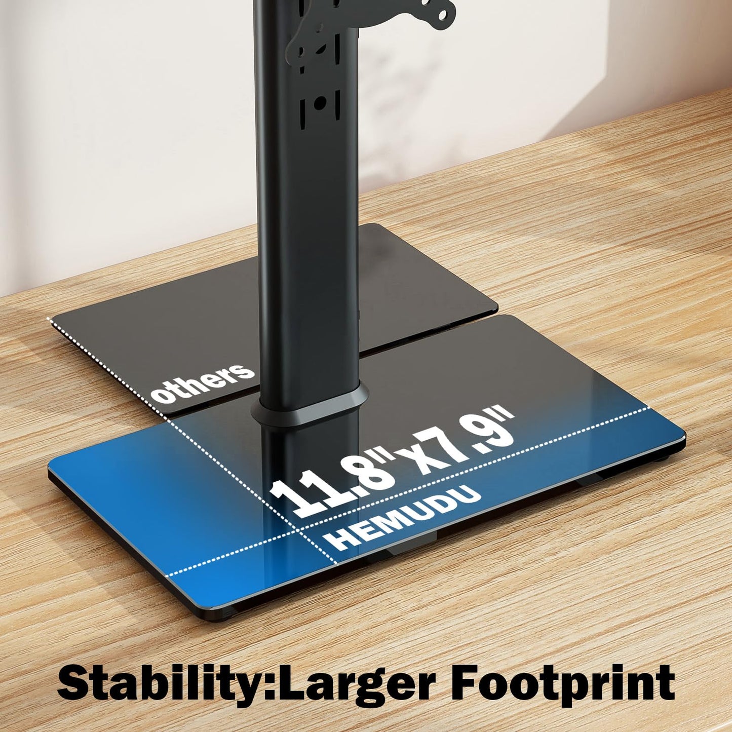 Adjustable Computer Monitor Stand for Desk Setup