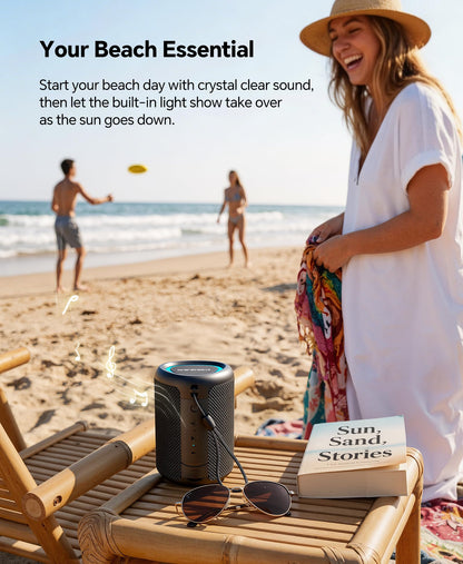 Portable Bluetooth Speaker with IPX5 Waterproof Design