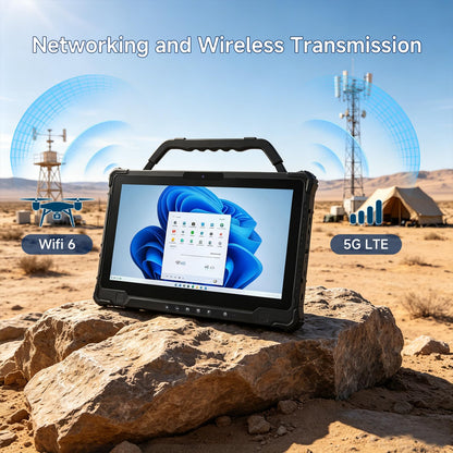 ONERugged M14A Windows Rugged Tablet, 5G 14-Inch FHD 1000 Nits Touchscreen, Intel i5-1235U, 16GB RAM 256GB SSD, IP65 Waterproof Industrial Tablet PC for Outdoor Work Field Service