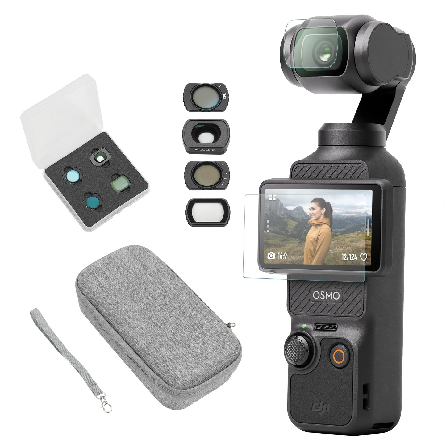 4K Vlog Camera with 3-Axis Stabilization