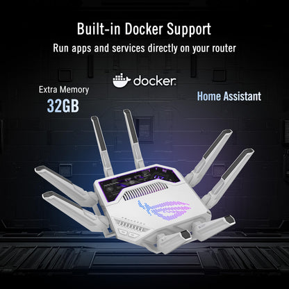 WiFi 7 Dual-Band Router with High-Speed Connectivity
