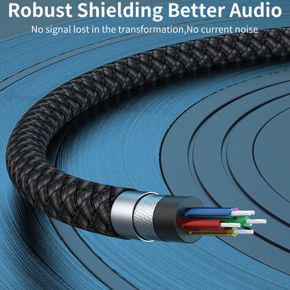 Premium 3.5mm AUX Audio Cable with Braided Design