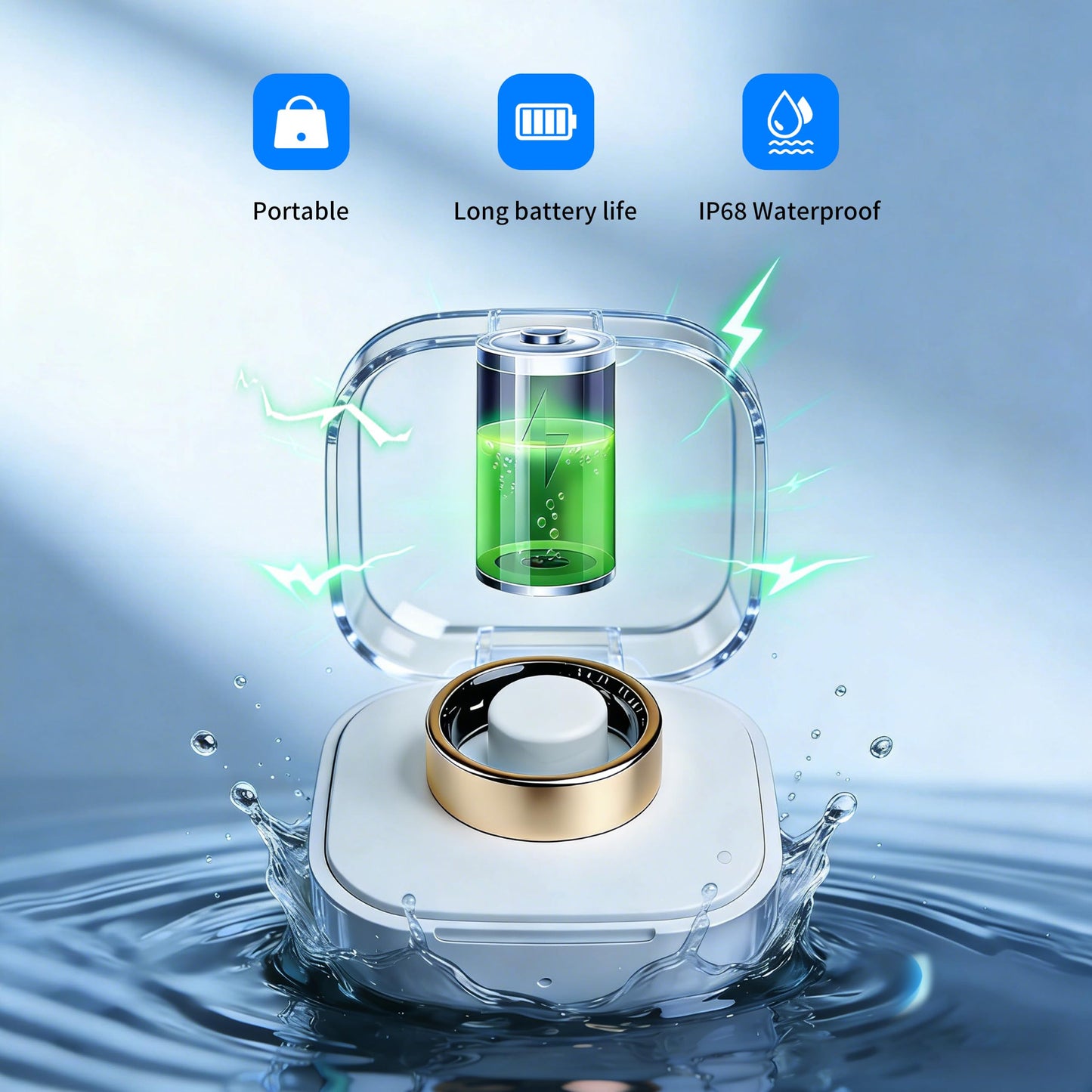 Smart Ring with Health & Fitness Tracking Features