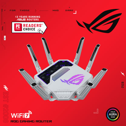 WiFi 7 Dual-Band Router with High-Speed Connectivity