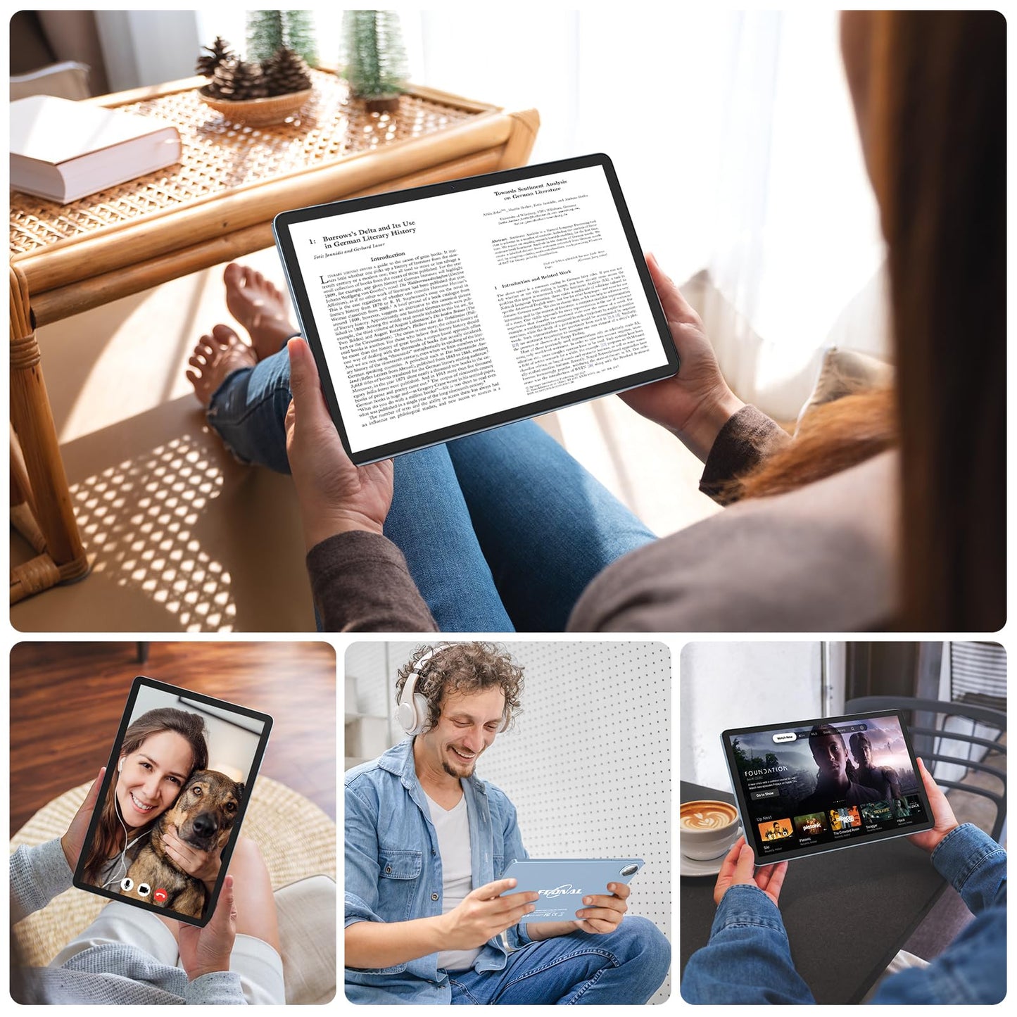 Tablet 11 inch Android 16 Tablet, 2026 Latest Update 128GB ROM 20GB RAM, 4G LTE Tablets, 5G WiFi+Cellular, Octa-Core MTK8786, 13+8 MP Rear and Front Camera,Incell FHD Screen, T-Mobile SIM Card Support