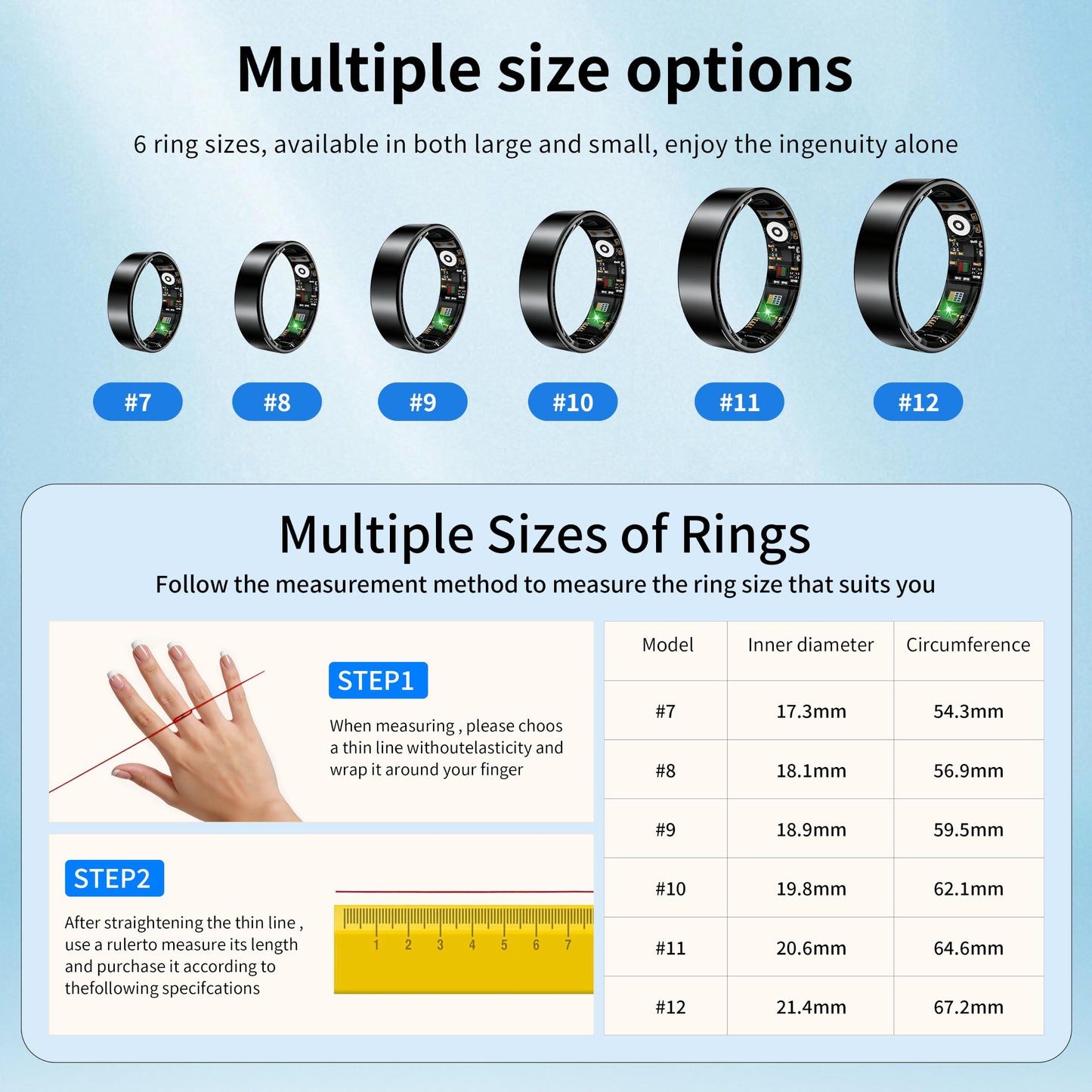 Smart Ring with Health & Fitness Tracking Features