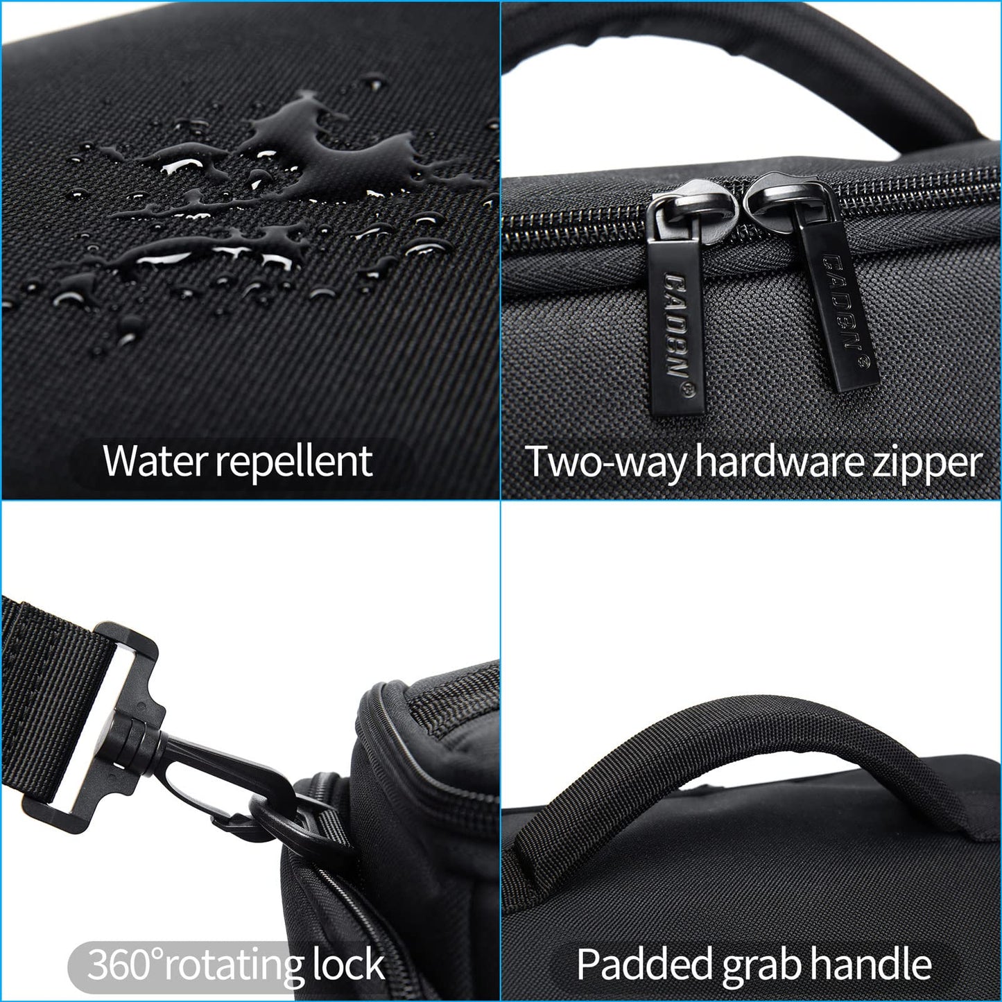 Compact Camera Shoulder Bag for DSLR & Mirrorless Cameras