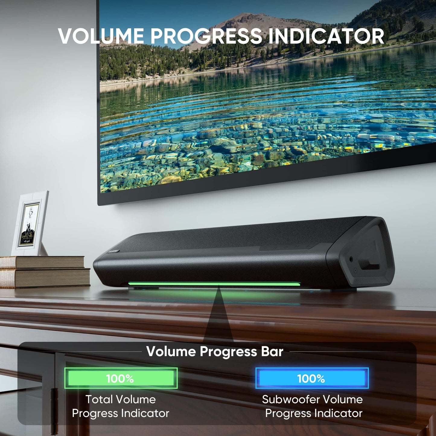 Sound Bar with Subwoofer for TV & Home Theater